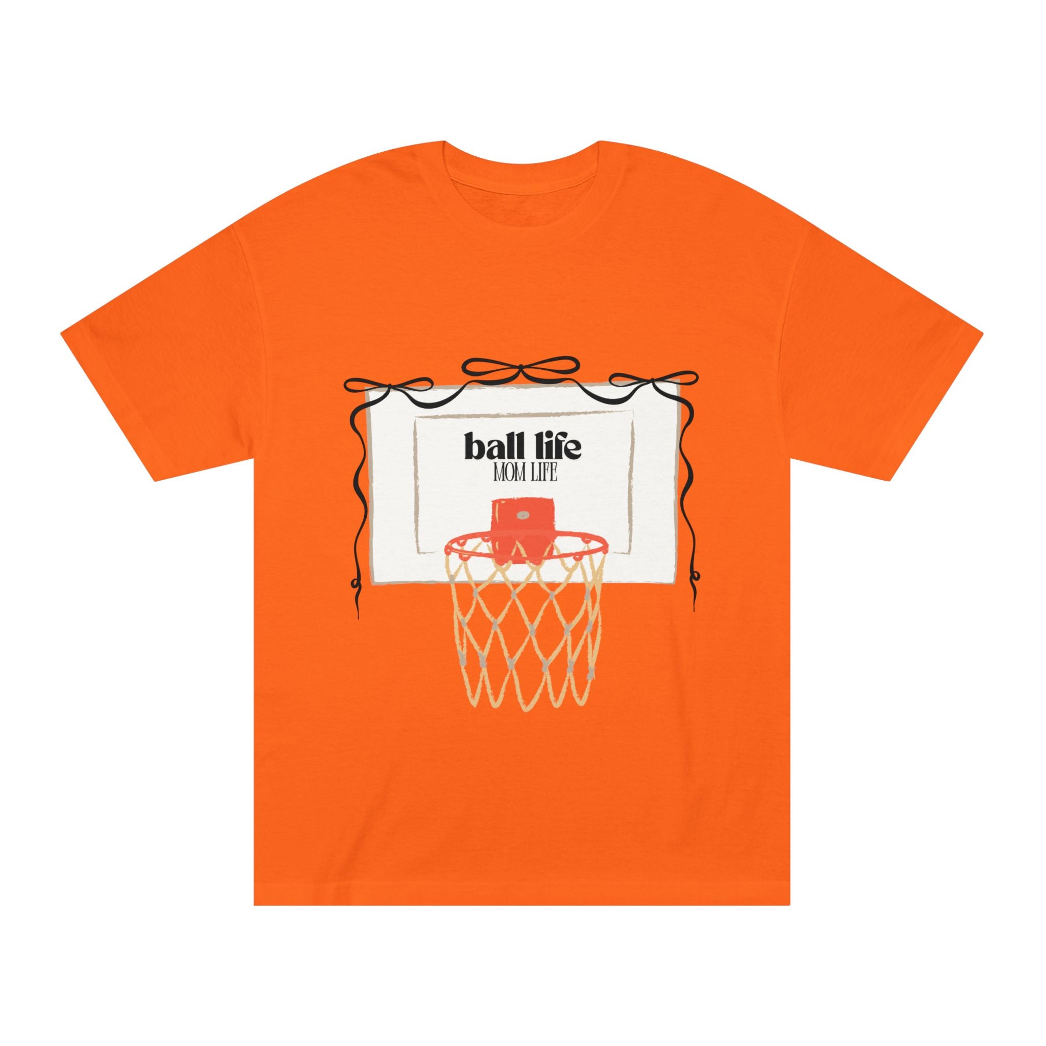 Basketball Hoop 'Ball Life' Tee - Vintage Court Graphic T-Shirt