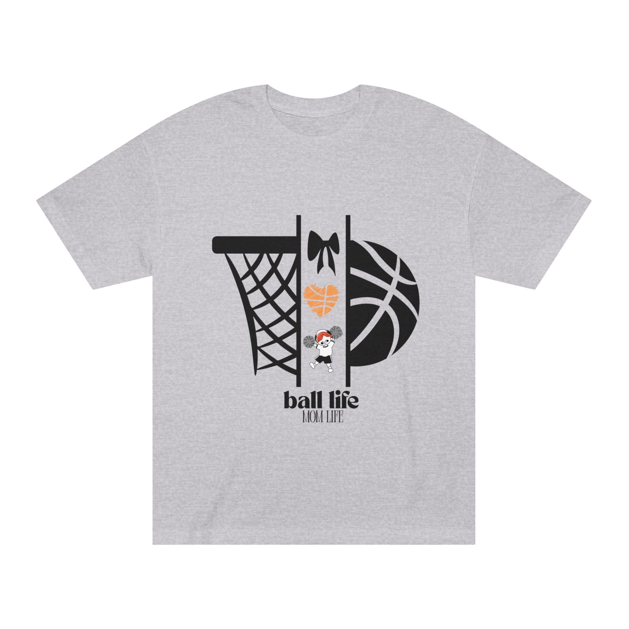 Basketball Graphic Tee — "Ball Life" Court Love Shirt