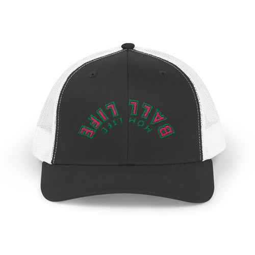 Trucker Hat for Mom — Embroidered Snapback Ball Life Mom Life Cap