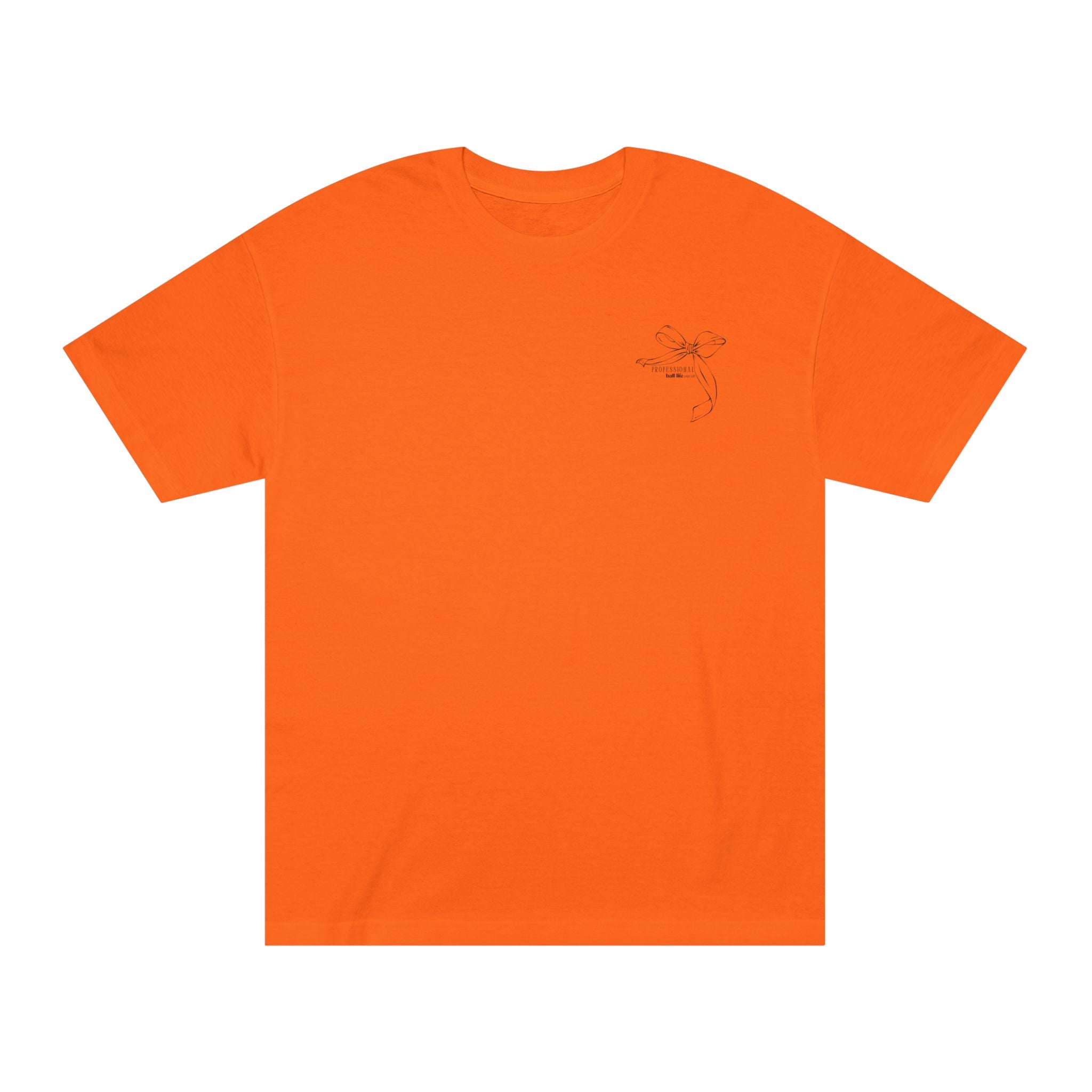 Basketball Bow Tee — "Ball Life Mom Life" Graphic Cotton T‑Shirt
