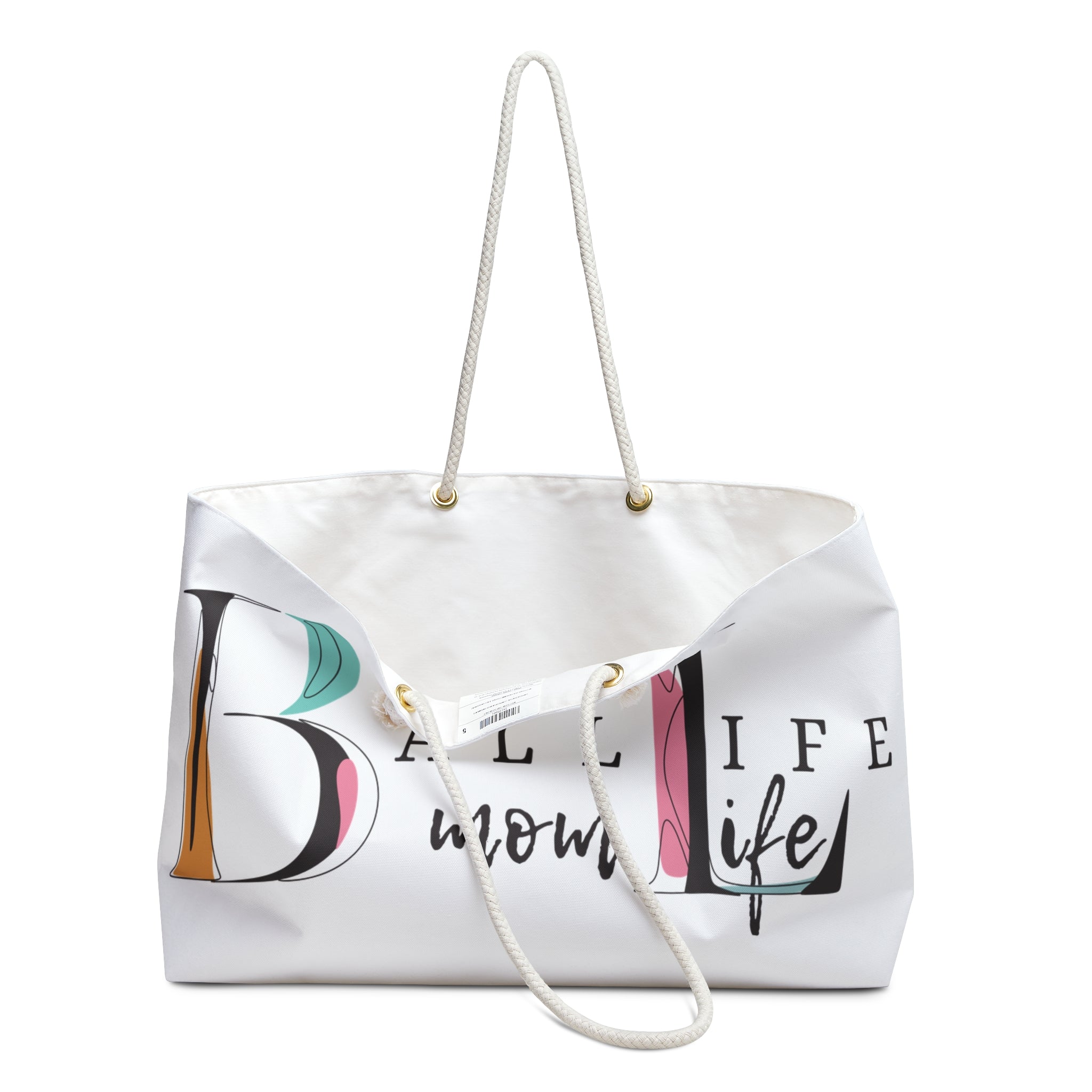 "Ball Life Mom Life" Logo Weekender Tote Bag