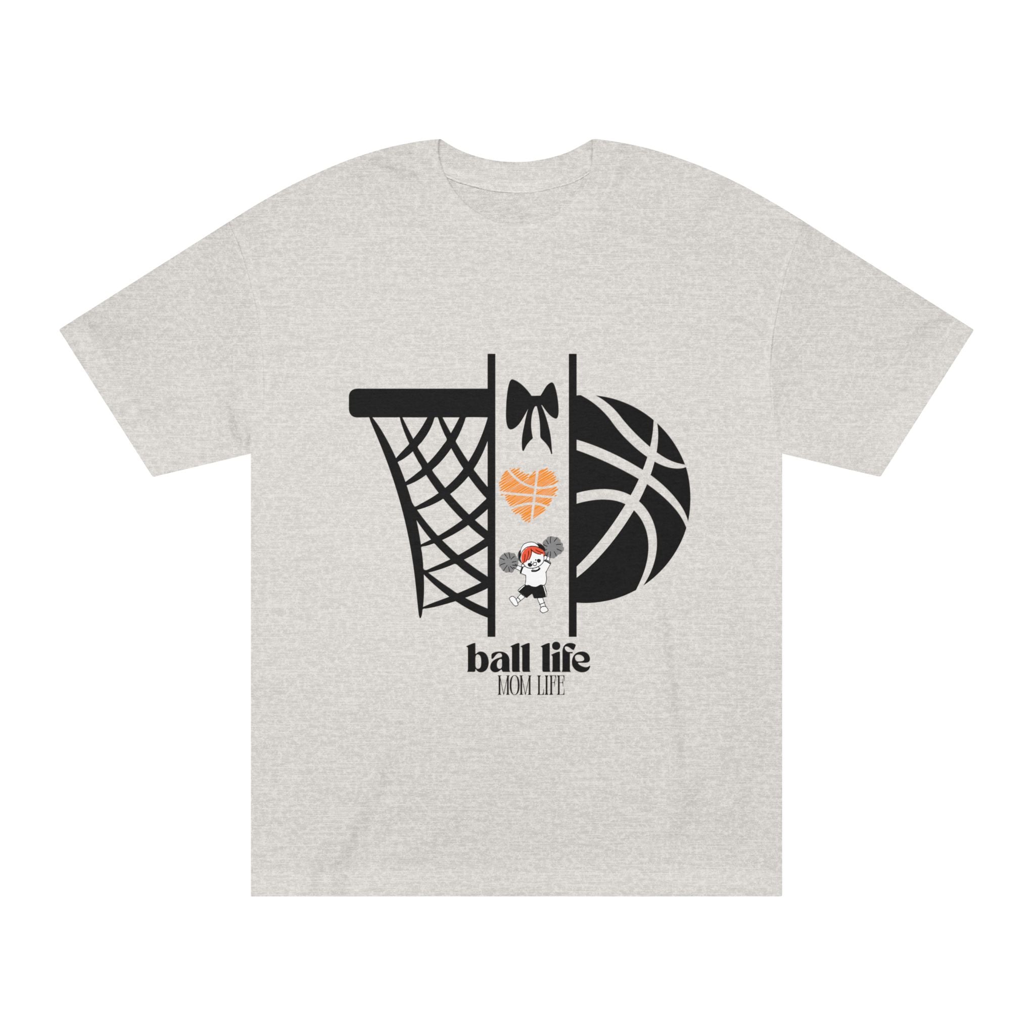 Basketball Graphic Tee — "Ball Life" Court Love Shirt