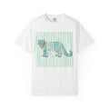 Jaguar Stripes Graphic T‑Shirt — Ball Life Mom Life Retro Animal Print Tee