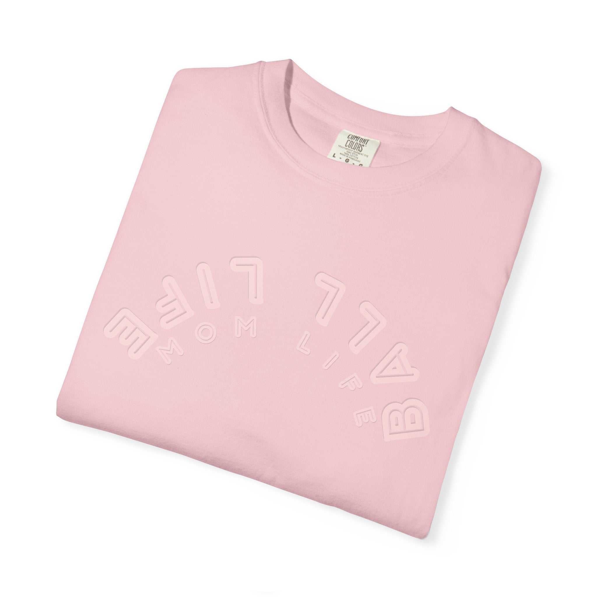 Upside Down 'Ball Life Mom Life' Tee - Comfort Colors Inverted Graphic T-shirt for Mom