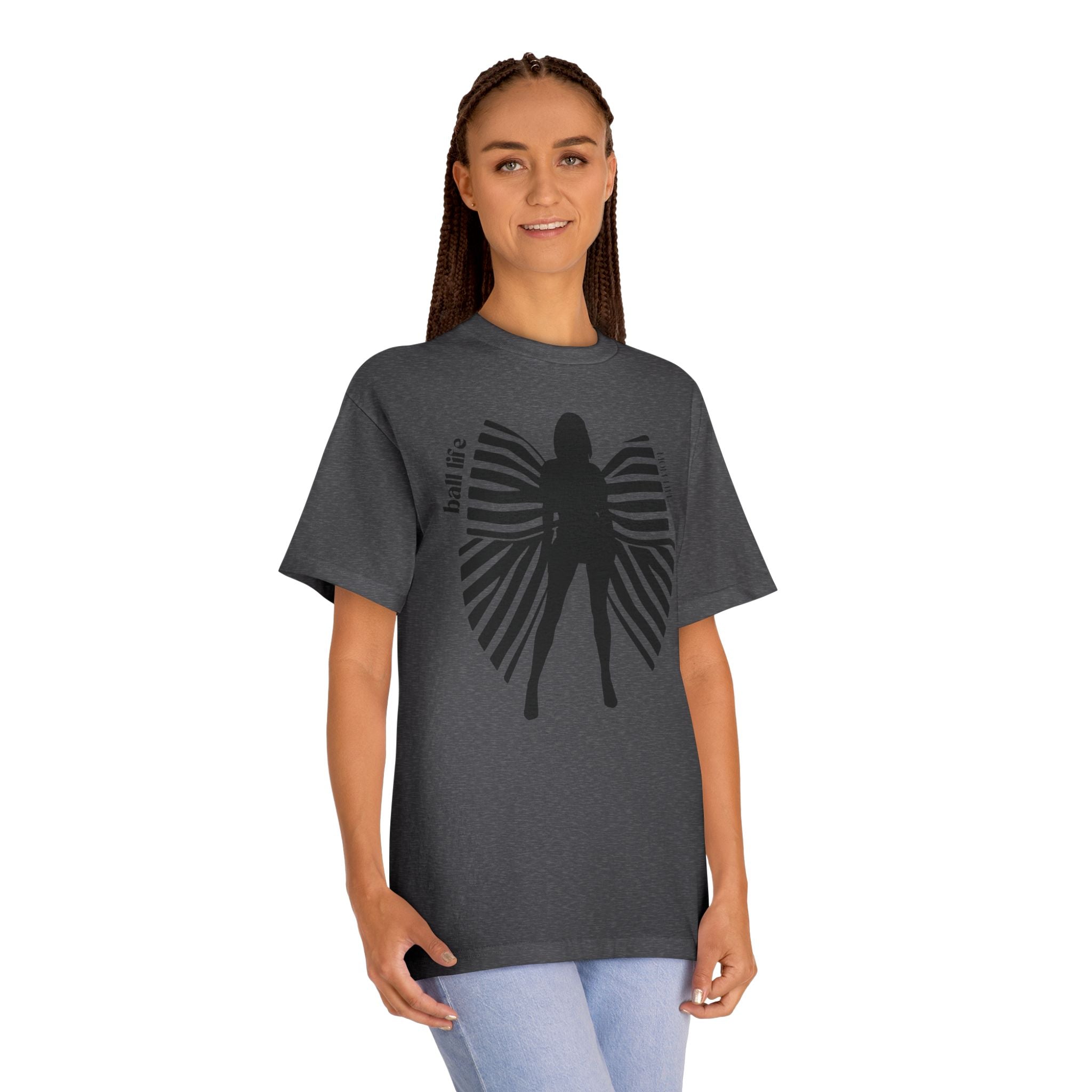 Bow & Silhouette 'Ball Life Tee' — Lady Graphic T-Shirt