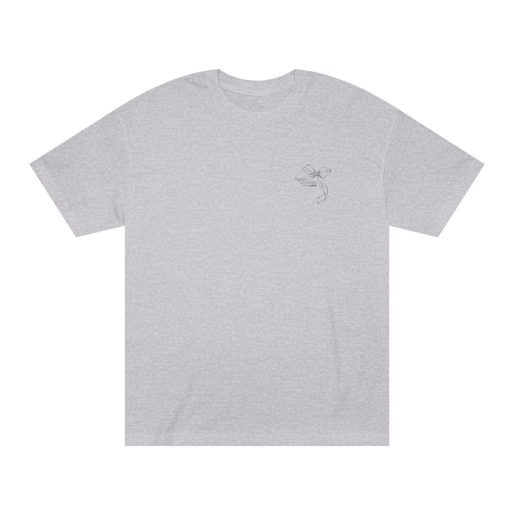 Basketball Bow Tee — "Ball Life Mom Life" Graphic Cotton T‑Shirt