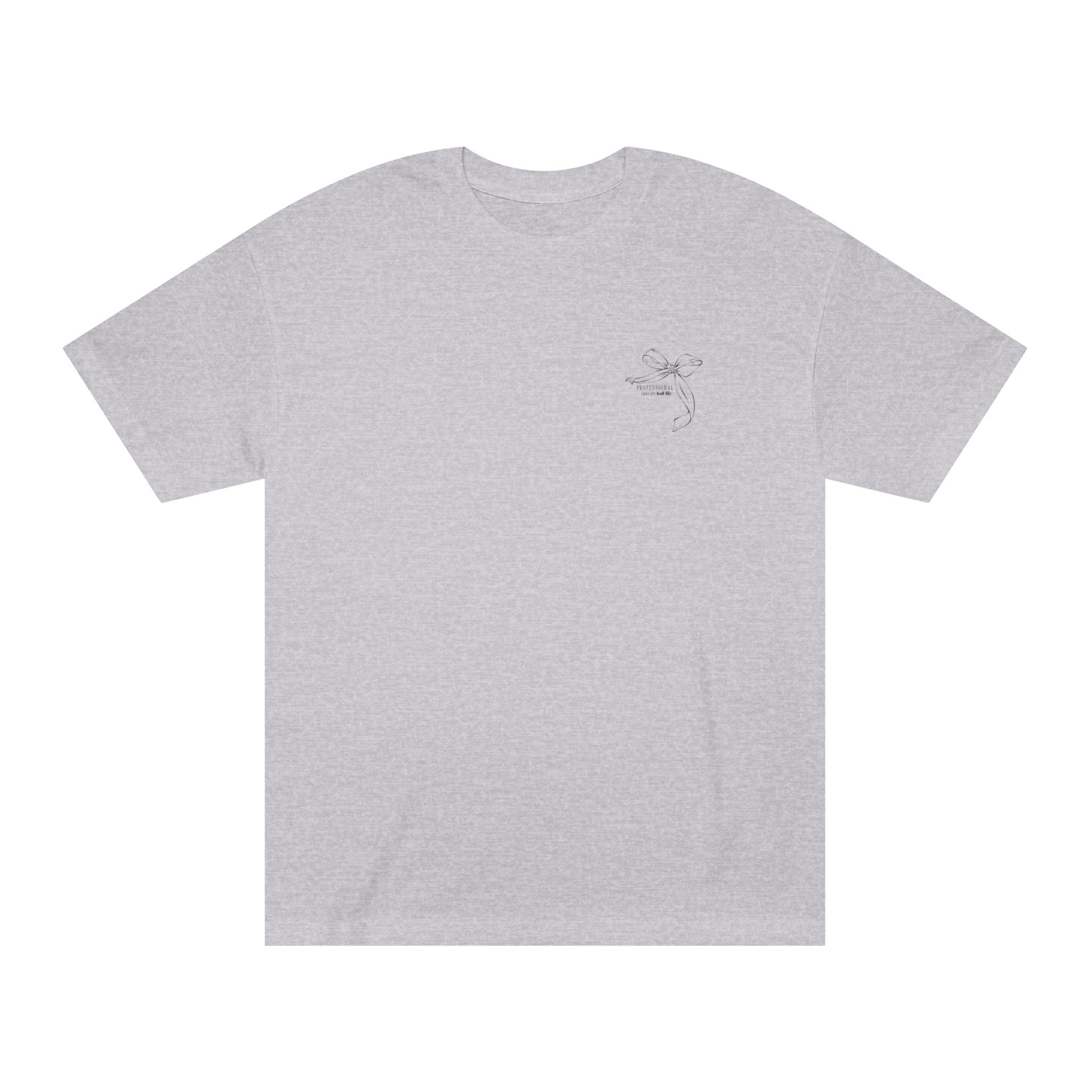 Basketball Bow Tee — "Ball Life Mom Life" Graphic Cotton T‑Shirt