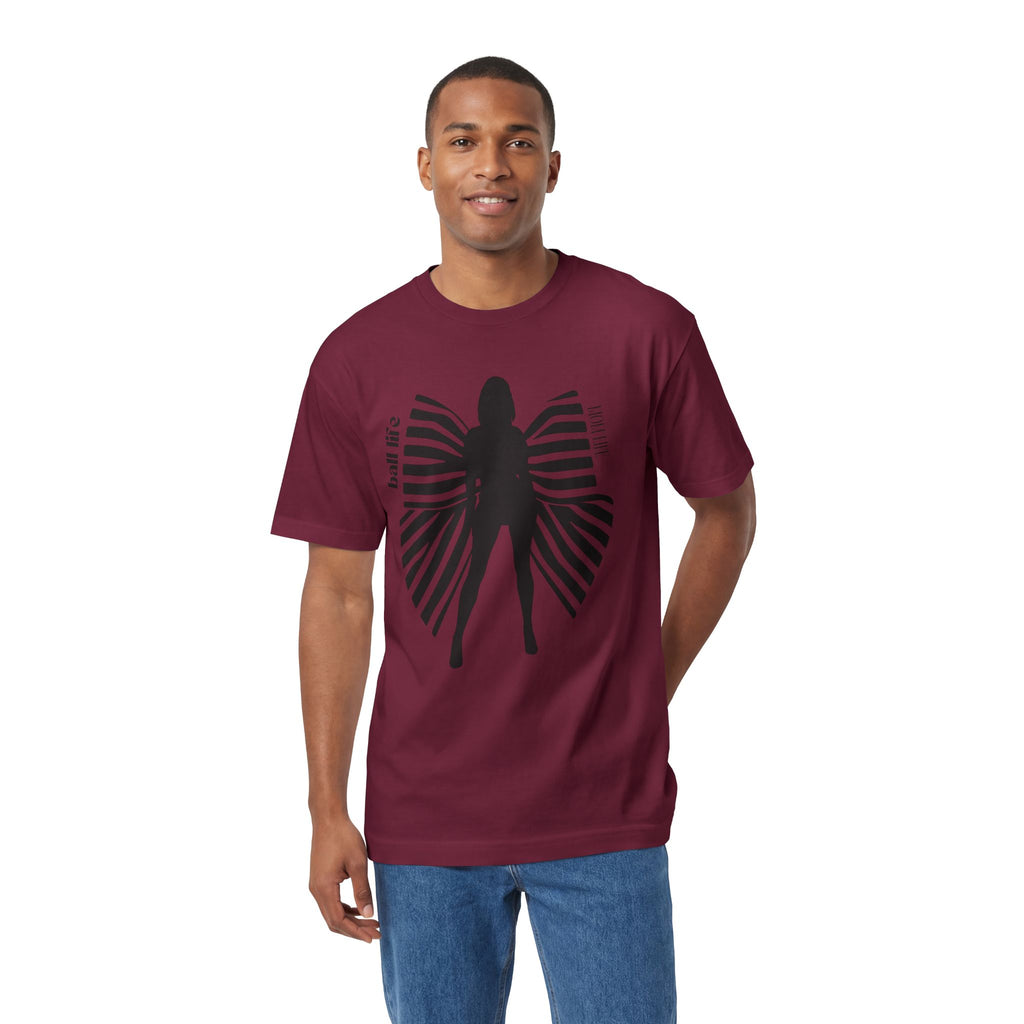 Bow & Silhouette 'Ball Life Tee' — Lady Graphic T-Shirt