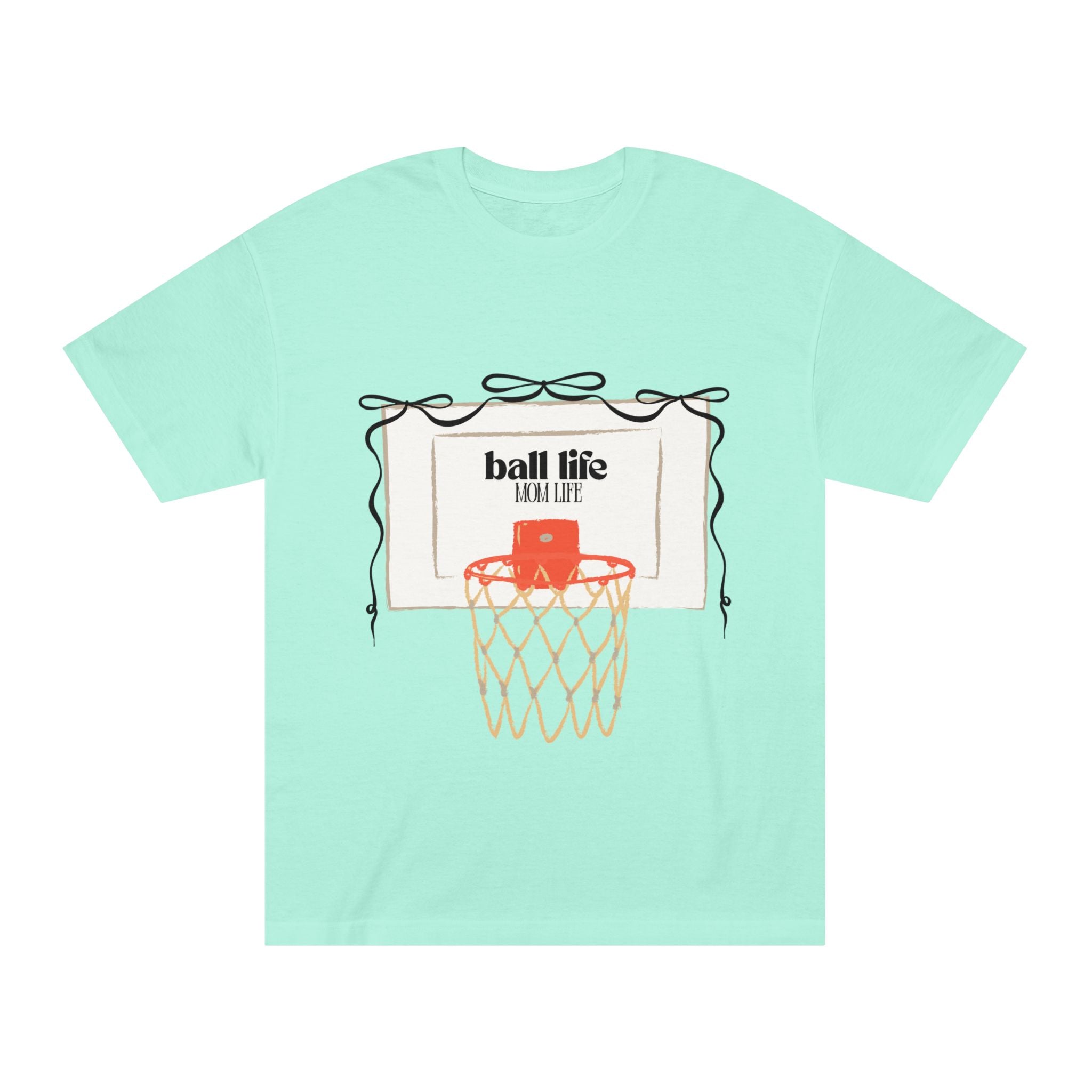 Basketball Hoop 'Ball Life' Tee - Vintage Court Graphic T-Shirt