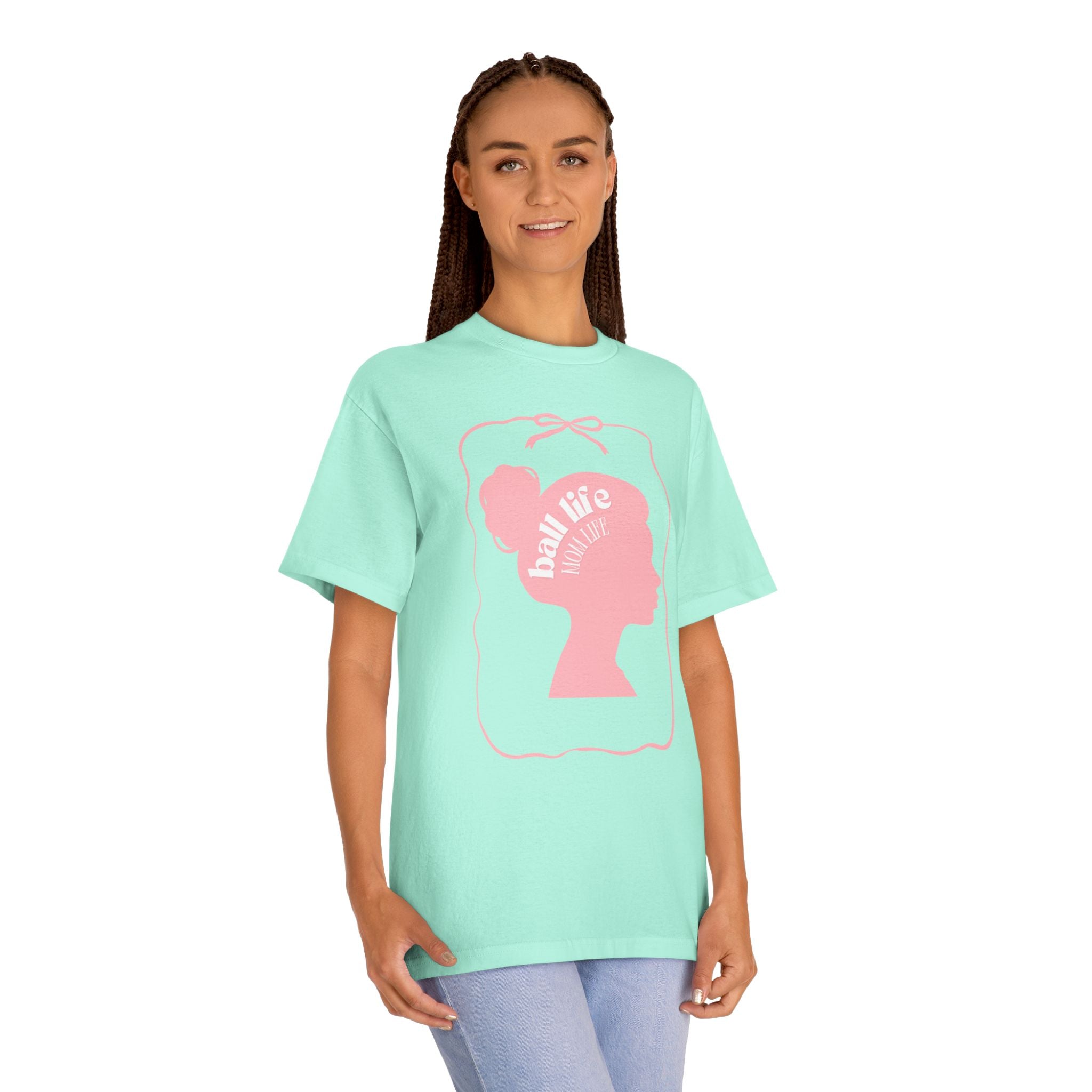 Silhouette Ball Tee for Mama — Ball Life Mom Shirt