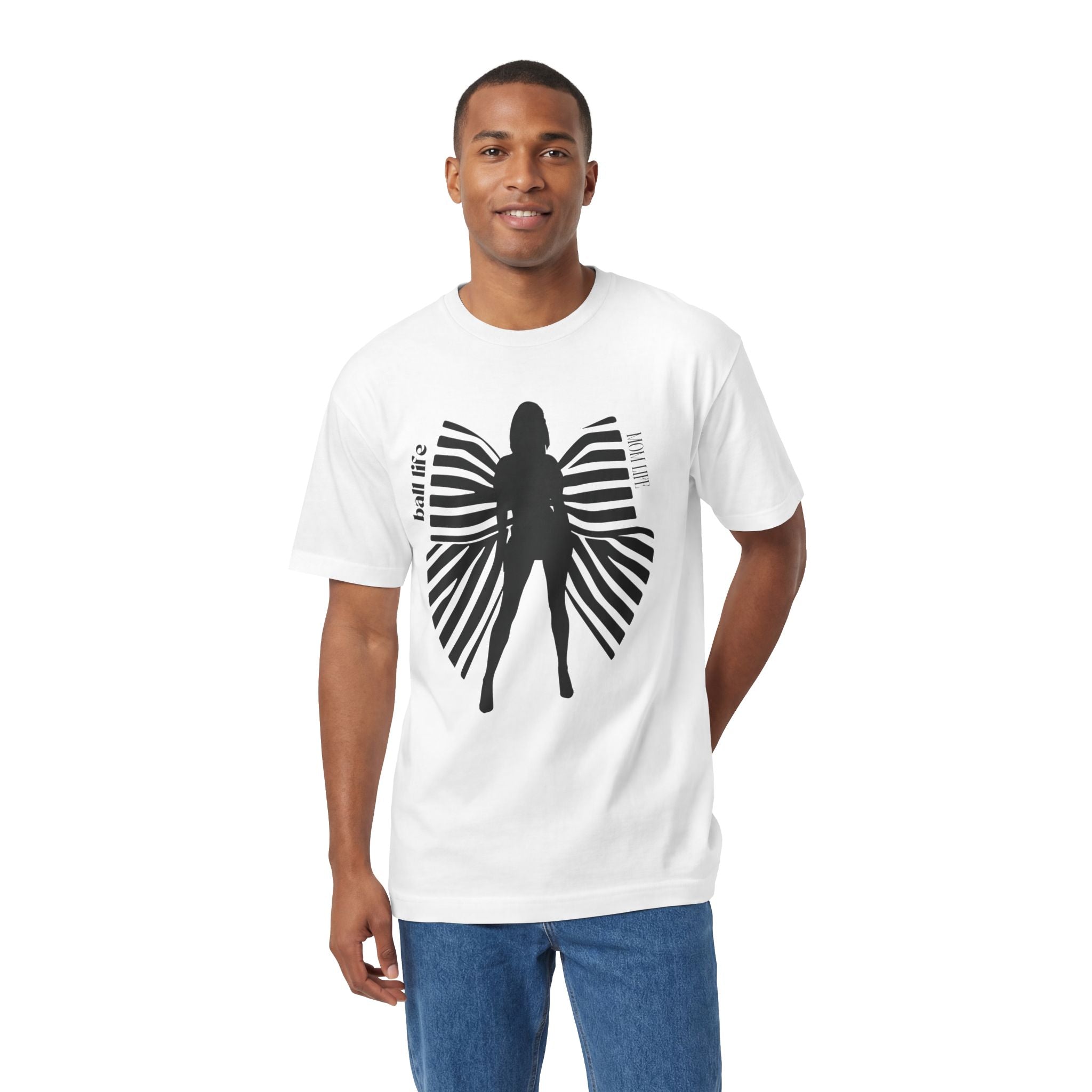 Bow & Silhouette 'Ball Life Tee' — Lady Graphic T-Shirt