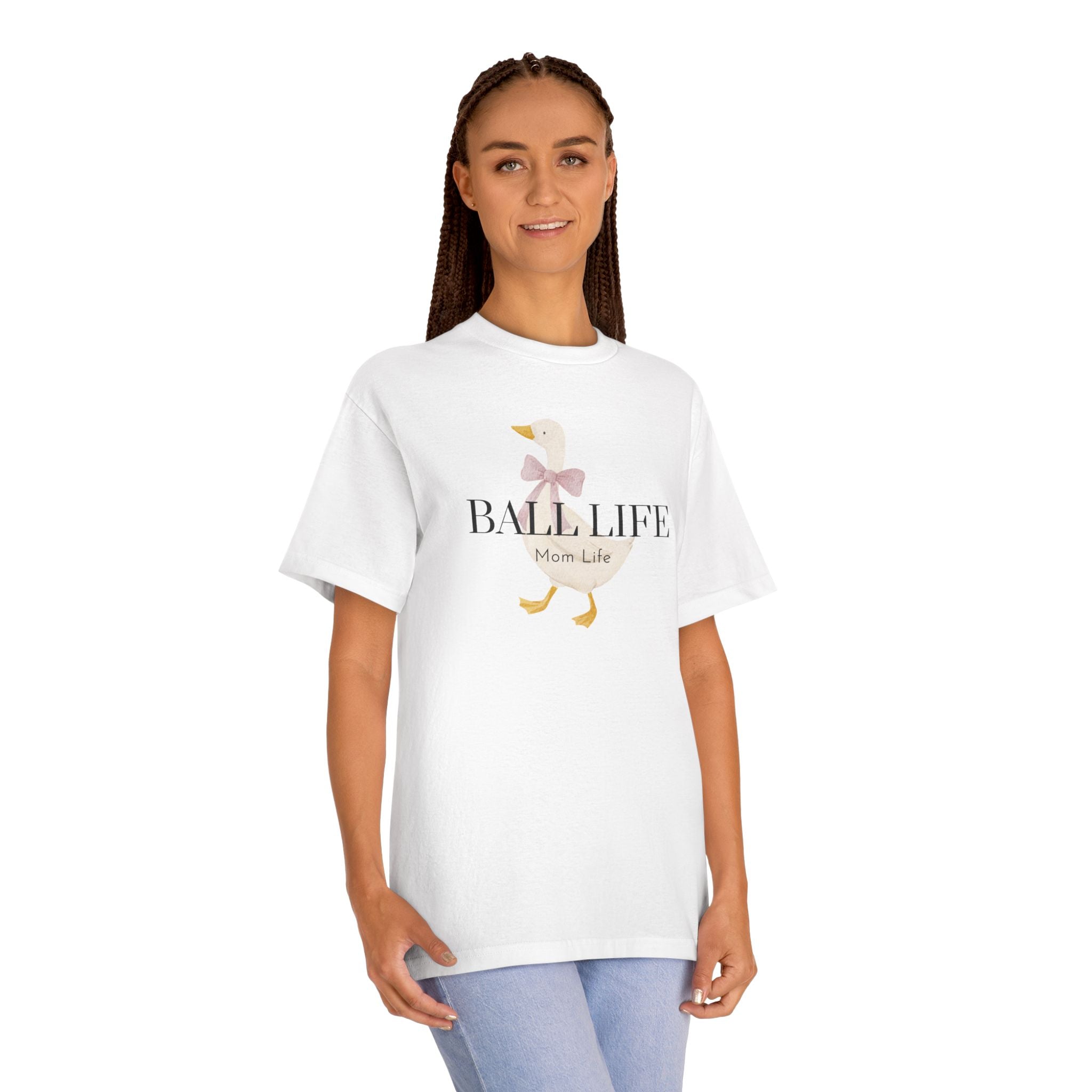 Goose Graphic T-Shirt for Mom — Ball Life Mom Life Tee