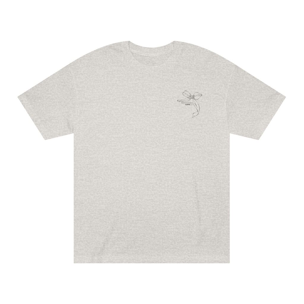 Basketball Bow Tee — "Ball Life Mom Life" Graphic Cotton T‑Shirt