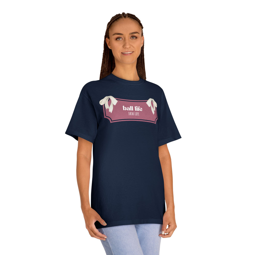 Mom Life Ball Life Graphic Tee - Skeleton Graphic