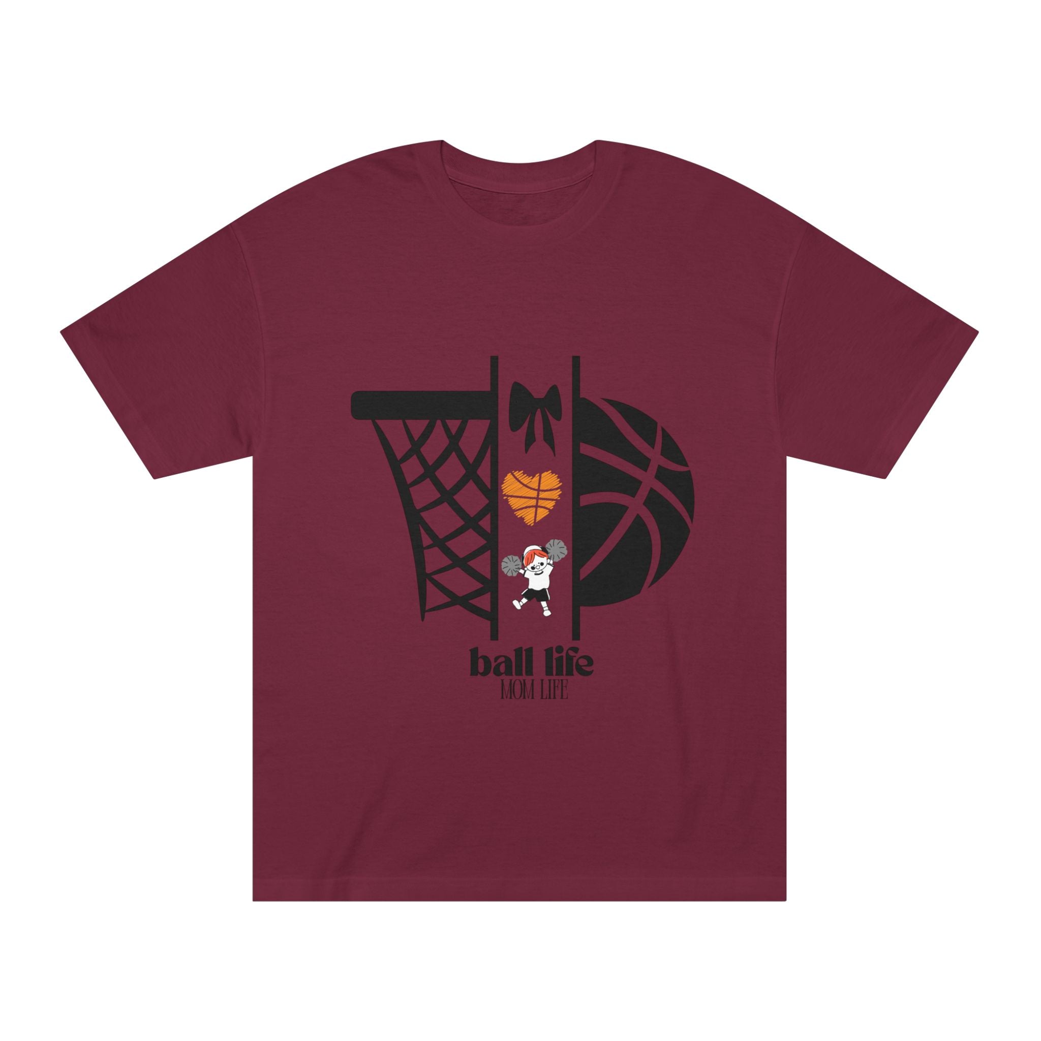 Basketball Graphic Tee — "Ball Life" Court Love Shirt