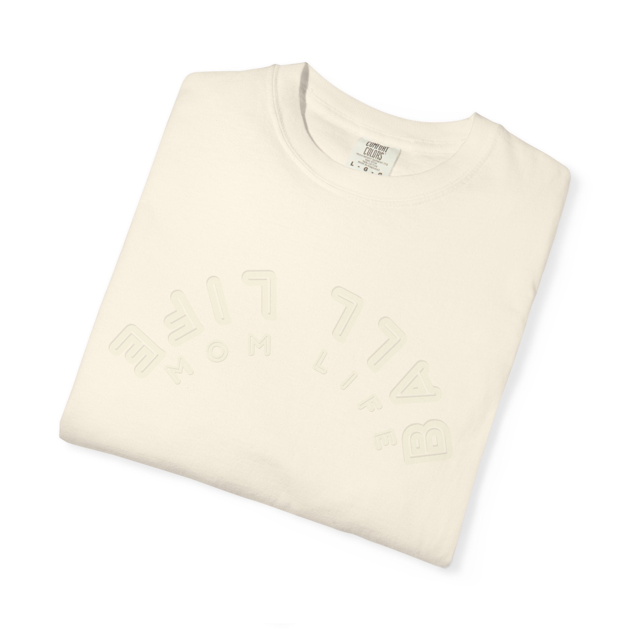 Upside Down 'Ball Life Mom Life' Tee - Comfort Colors Inverted Graphic T-shirt for Mom