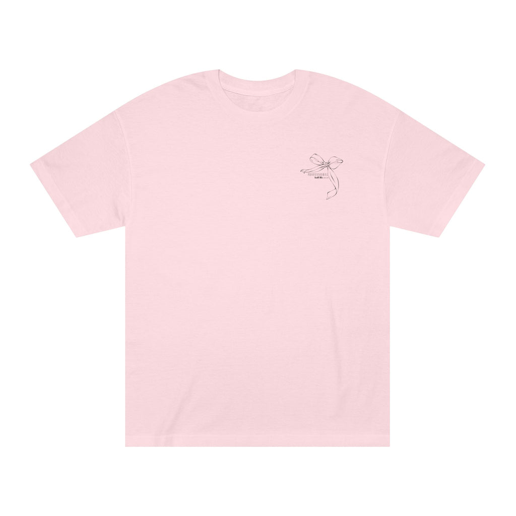 Basketball Bow Tee — "Ball Life Mom Life" Graphic Cotton T‑Shirt