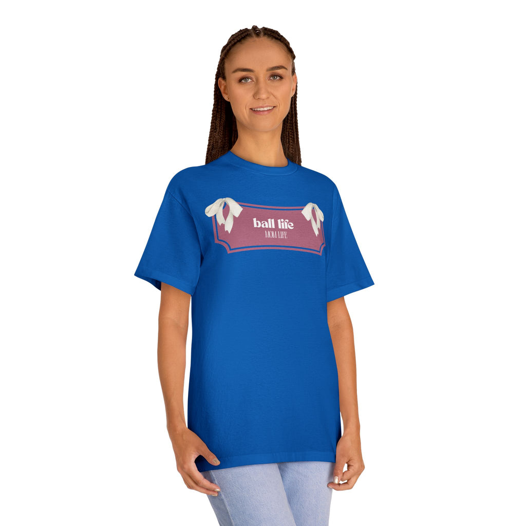 Mom Life Ball Life Graphic Tee - Skeleton Graphic