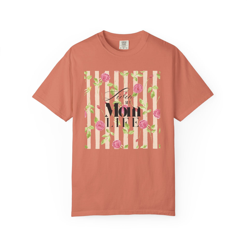 Mom Life Floral T-Shirt – Livin' My Mom Life Striped Rose Tee