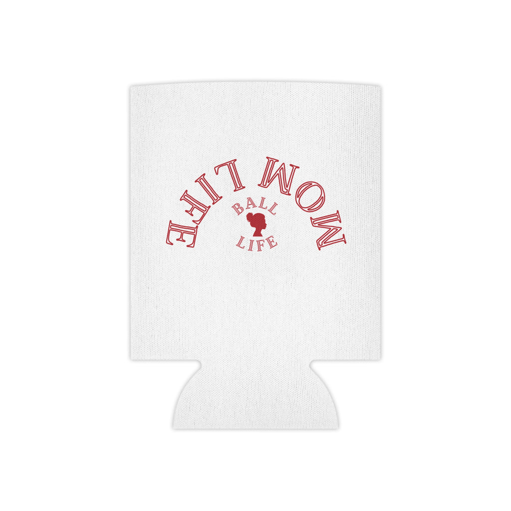 Can Coozie — Upside down Mom Life Ball Life Neoprene Can Cooler