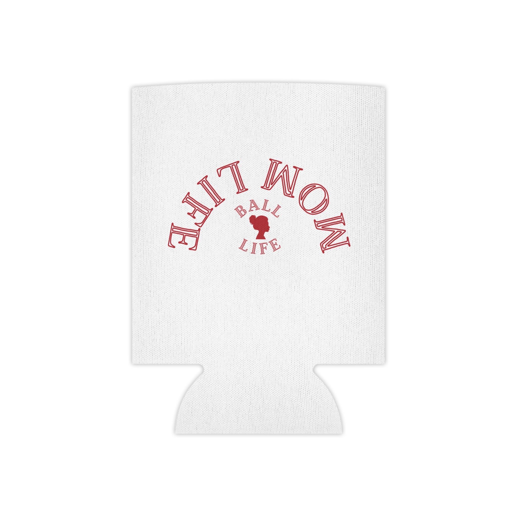 Can Coozie — Upside down Mom Life Ball Life Neoprene Can Cooler