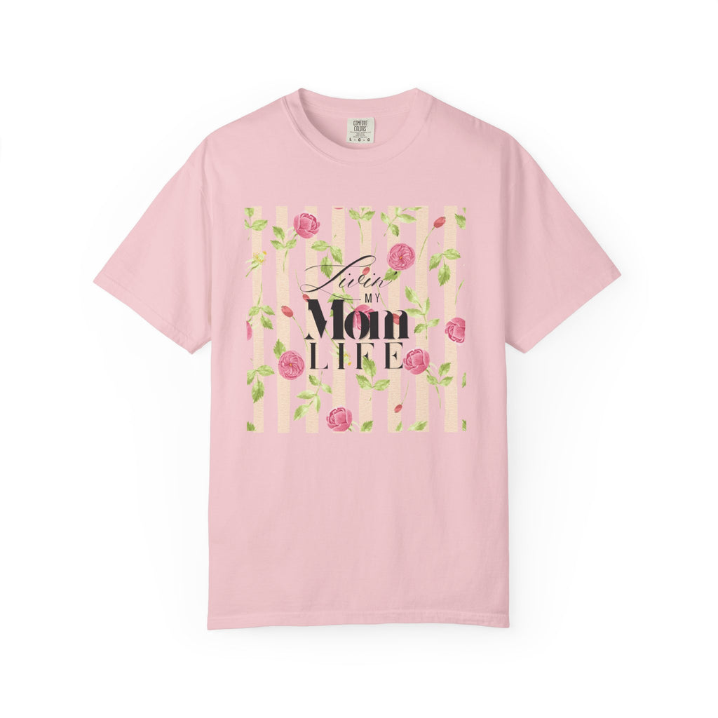 Mom Life Floral T-Shirt – Livin' My Mom Life Striped Rose Tee