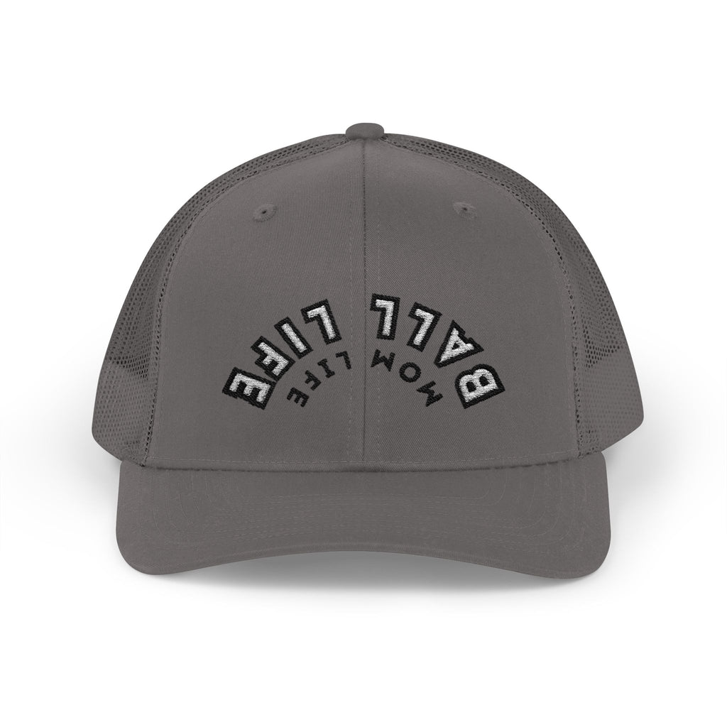 Embroidered Snapback Ball Life Mom Life Cap