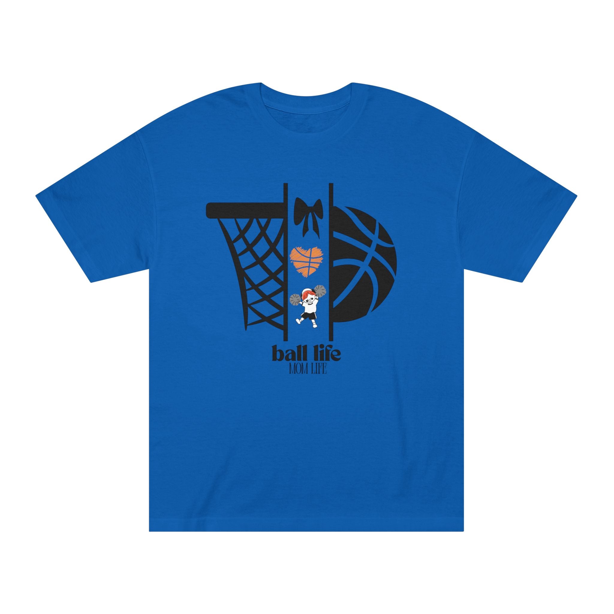 Basketball Graphic Tee — Ball Life Mom Life Court Shirt