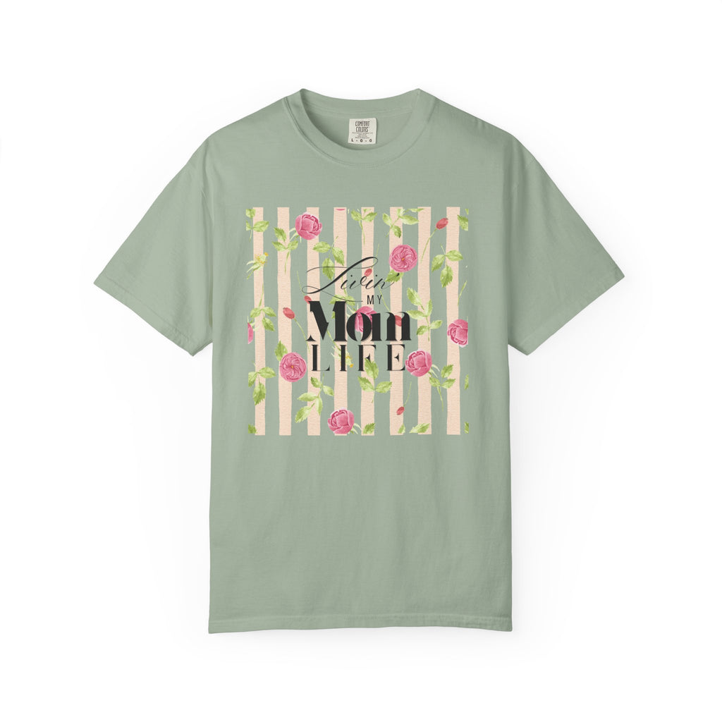 Mom Life Floral T-Shirt – Livin' My Mom Life Striped Rose Tee