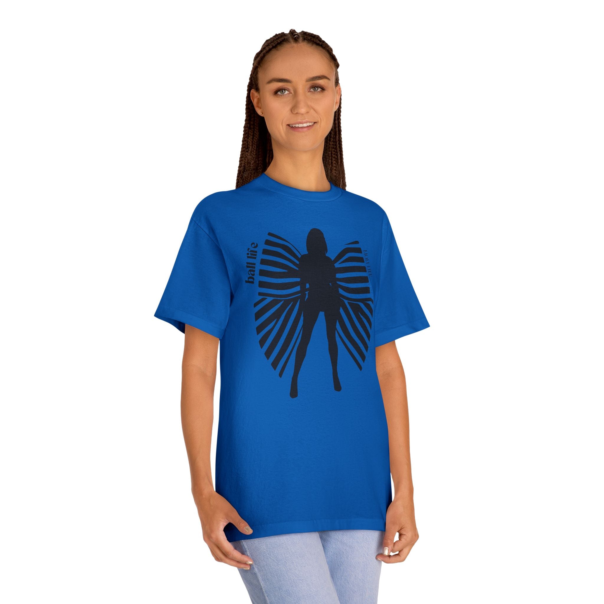 Bow & Silhouette 'Ball Life Tee' — Lady Graphic T-Shirt