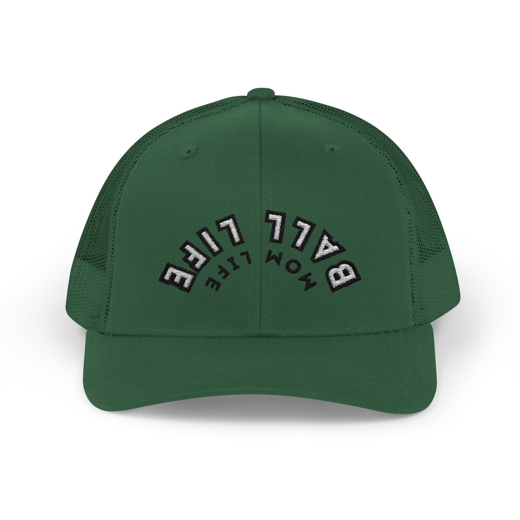 Embroidered Snapback Ball Life Mom Life Cap