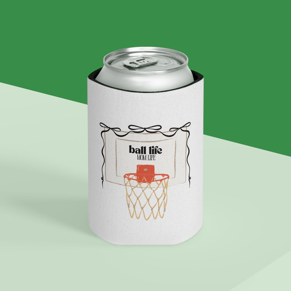 Can Coozie — Mom Life Basketball Hoop Neoprene Can Cooler