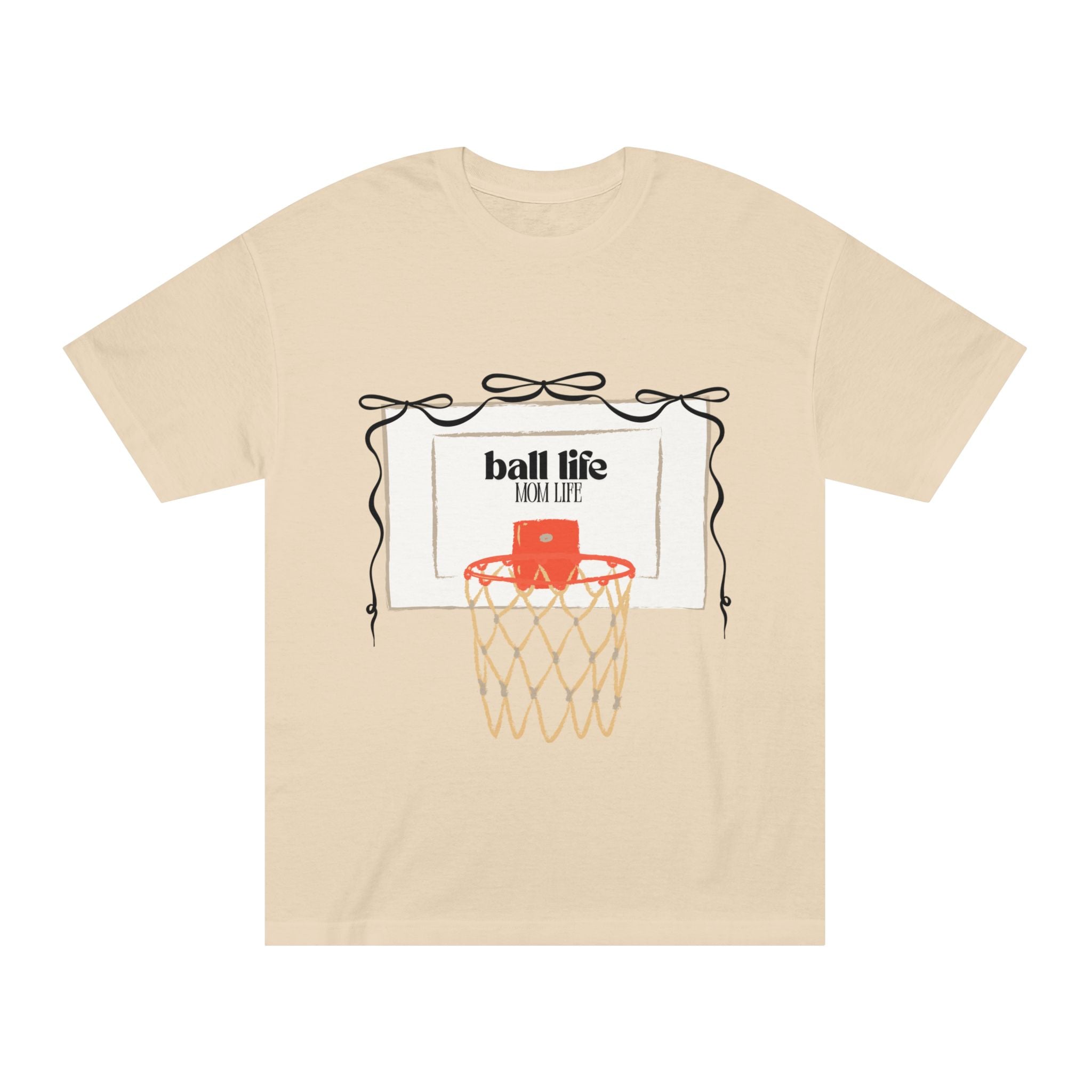 Basketball Hoop 'Ball Life' Tee - Vintage Court Graphic T-Shirt