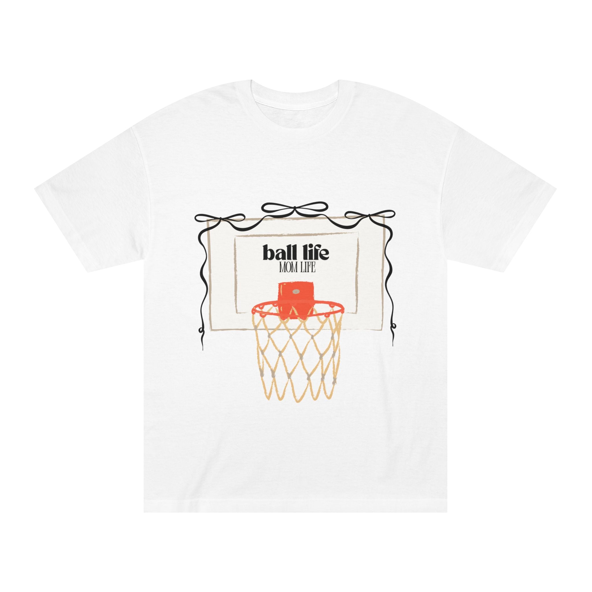Basketball Hoop 'Ball Life' Tee - Vintage Court Graphic T-Shirt