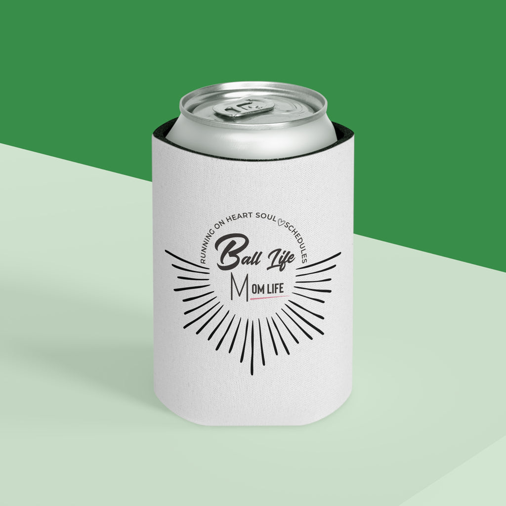 Can Cooler — Ball Life Mom Life Sunburst Can Cooler