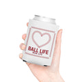 Can Coozie Ball Life Mom Life — Mom Cooler for Game Day