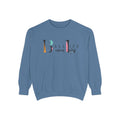 Comfort Colors Crewneck Sweatshirt — Ball Life Mom Life Graphic Game Day Sweatshirt