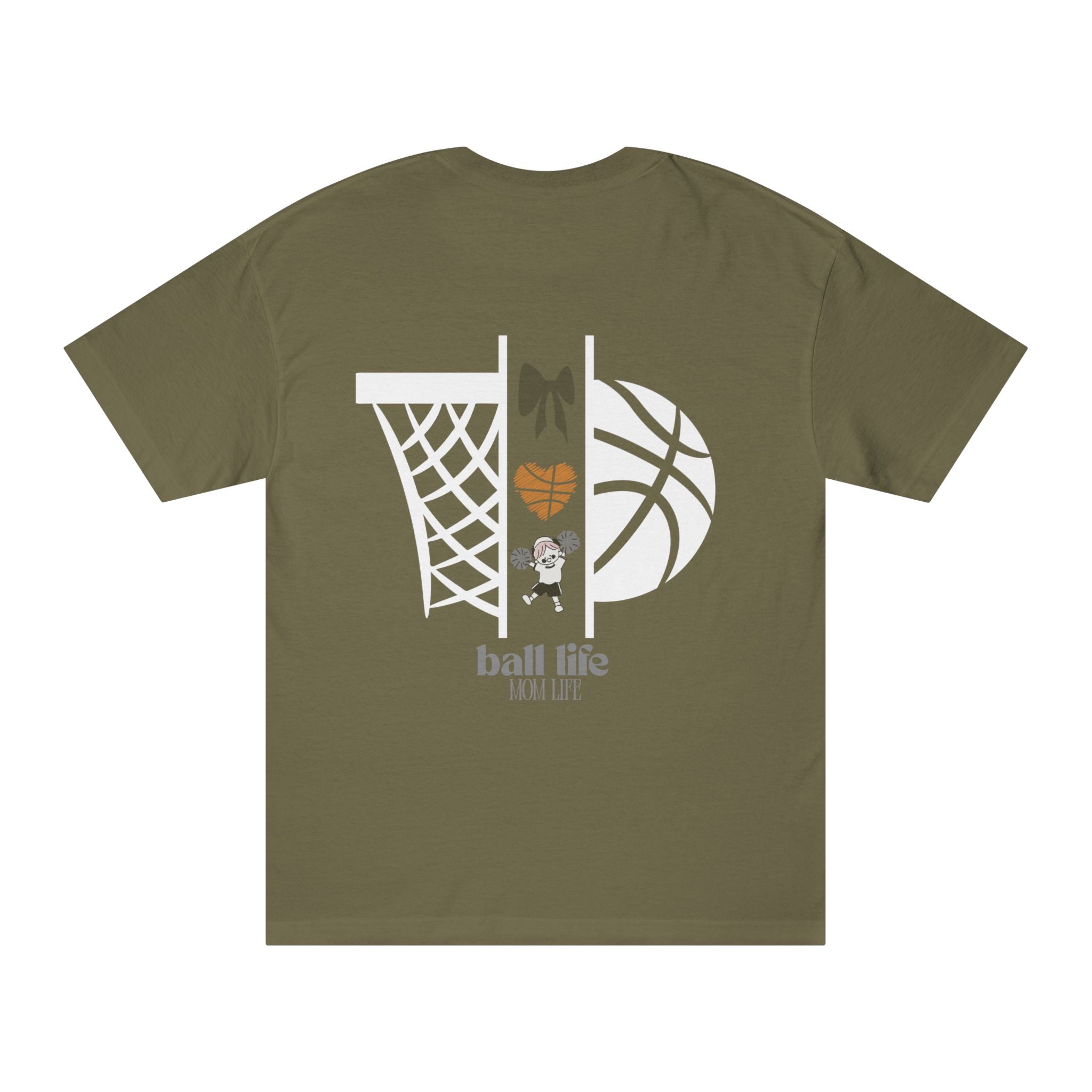 Basketball Ball Life Tee — Women's Basketball Graphic Shirt