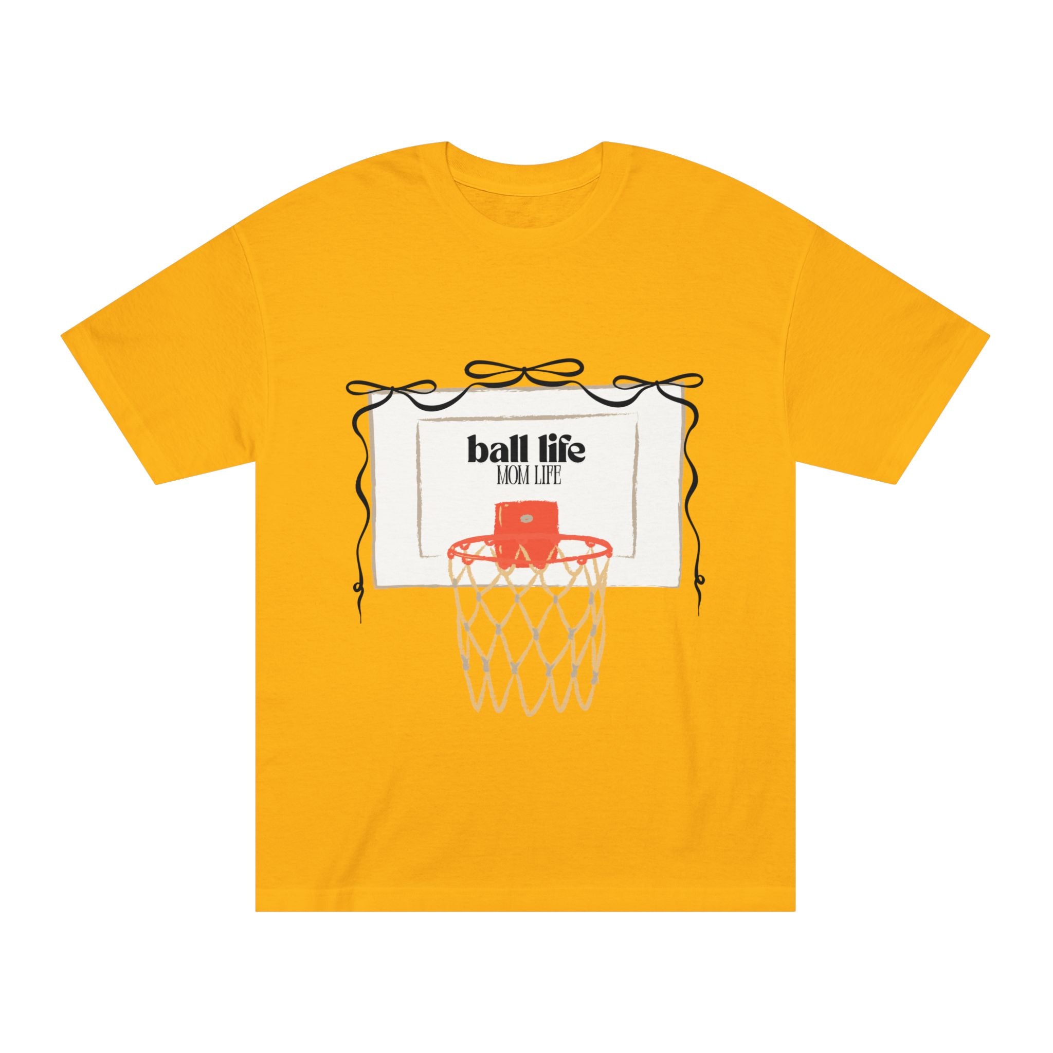 Basketball Hoop 'Ball Life' Tee - Vintage Court Graphic T-Shirt