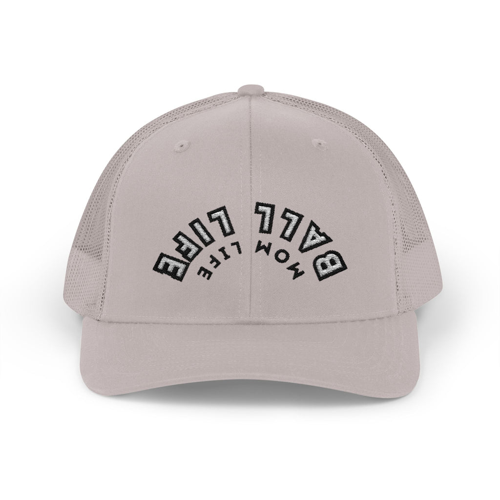 Embroidered Snapback Ball Life Mom Life Cap