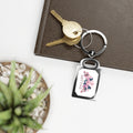 Mom Life Keyring — Stainless Steel "Ball Life Mom Life Keychain