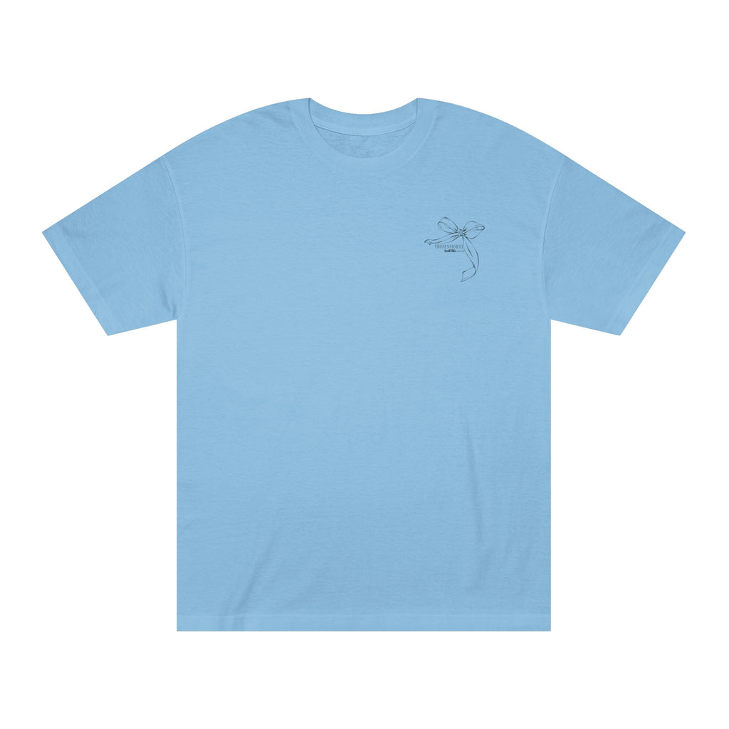 Basketball Bow Tee — "Ball Life Mom Life" Graphic Cotton T‑Shirt