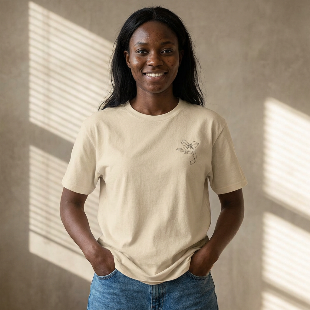 Basketball Bow Tee — "Ball Life Mom Life" Graphic Cotton T‑Shirt