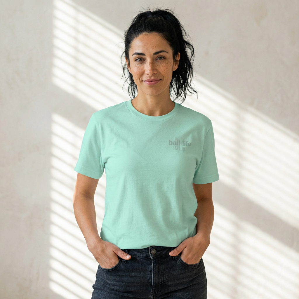 Basketball Ball Life Tee — Women's Basketball Graphic Shirt