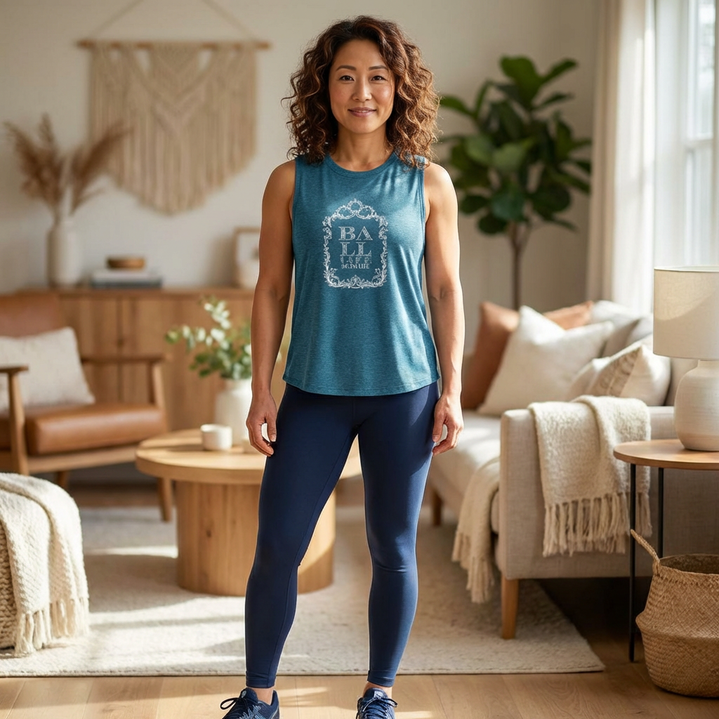 Ball Life Mom Life Crop Top — Floral Vintage Graphic Tank