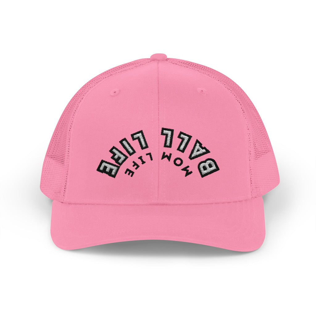 Embroidered Snapback Ball Life Mom Life Cap