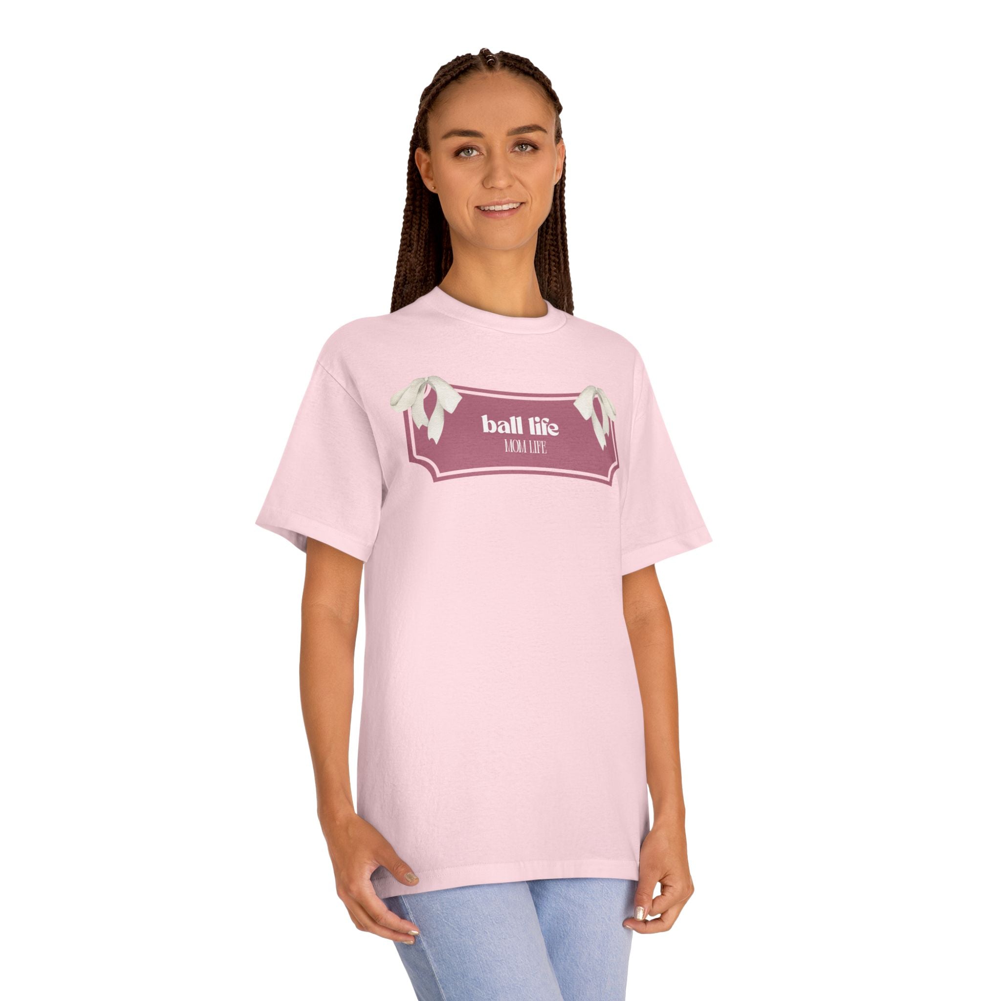 Mom Life Ball Life Graphic Tee - Skeleton Graphic
