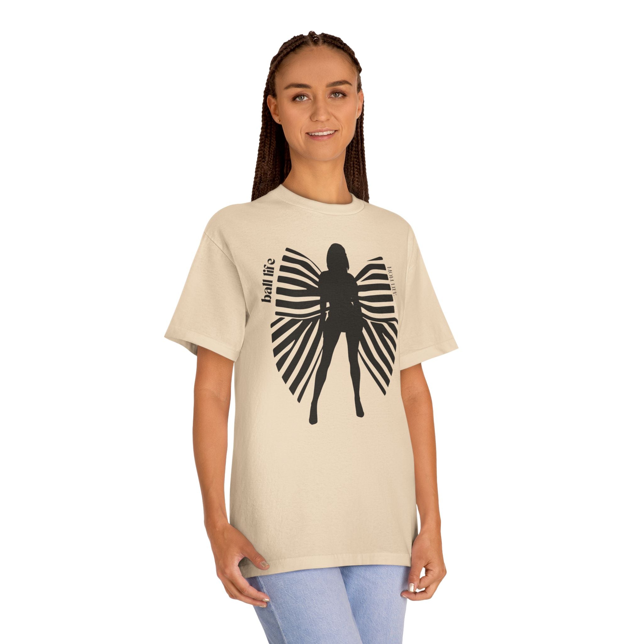Bow & Silhouette 'Ball Life Tee' — Lady Graphic T-Shirt