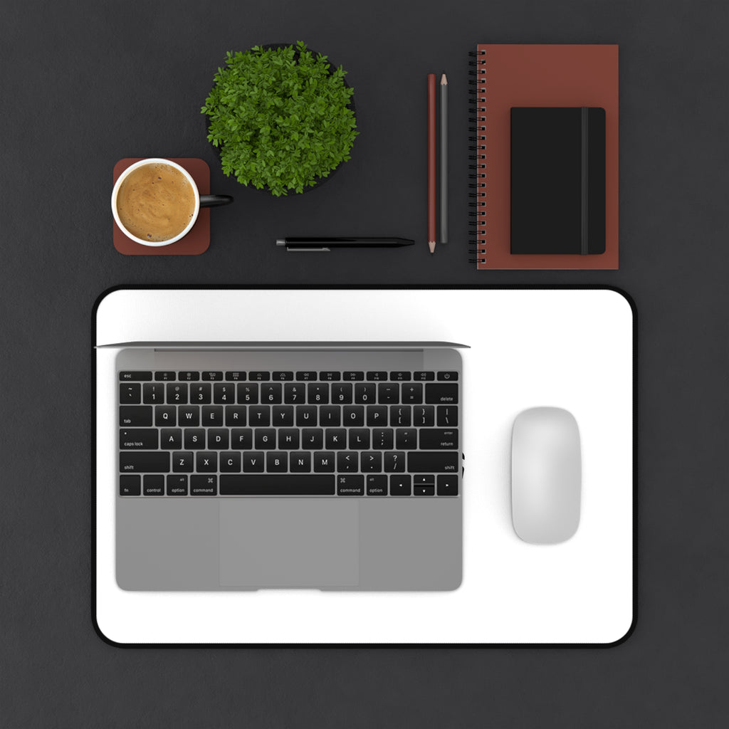 Silhouette and Bow Desk Mat — 'Ball Life Mom Life' Graphic Mouse Pad