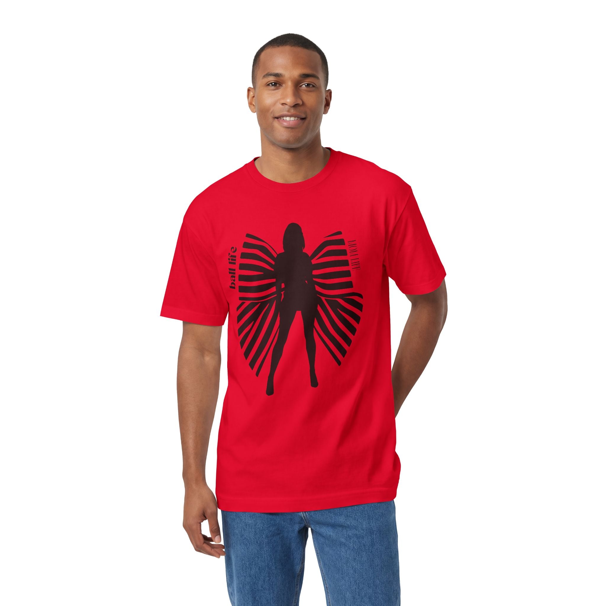 Bow & Silhouette 'Ball Life Tee' — Lady Graphic T-Shirt